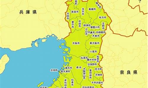 日本大阪地图_日本大阪地图高清中文版