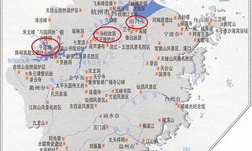 杭州旅游地图_杭州旅游地图景点分布图